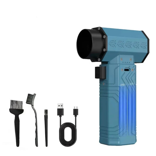 Turbo Air Jet 450,000RPM – Ultra-fast Cordless Mini Blower & Dust Remover Keyboard, Car Care, Leaf Removal, Camping Gear All in One!
