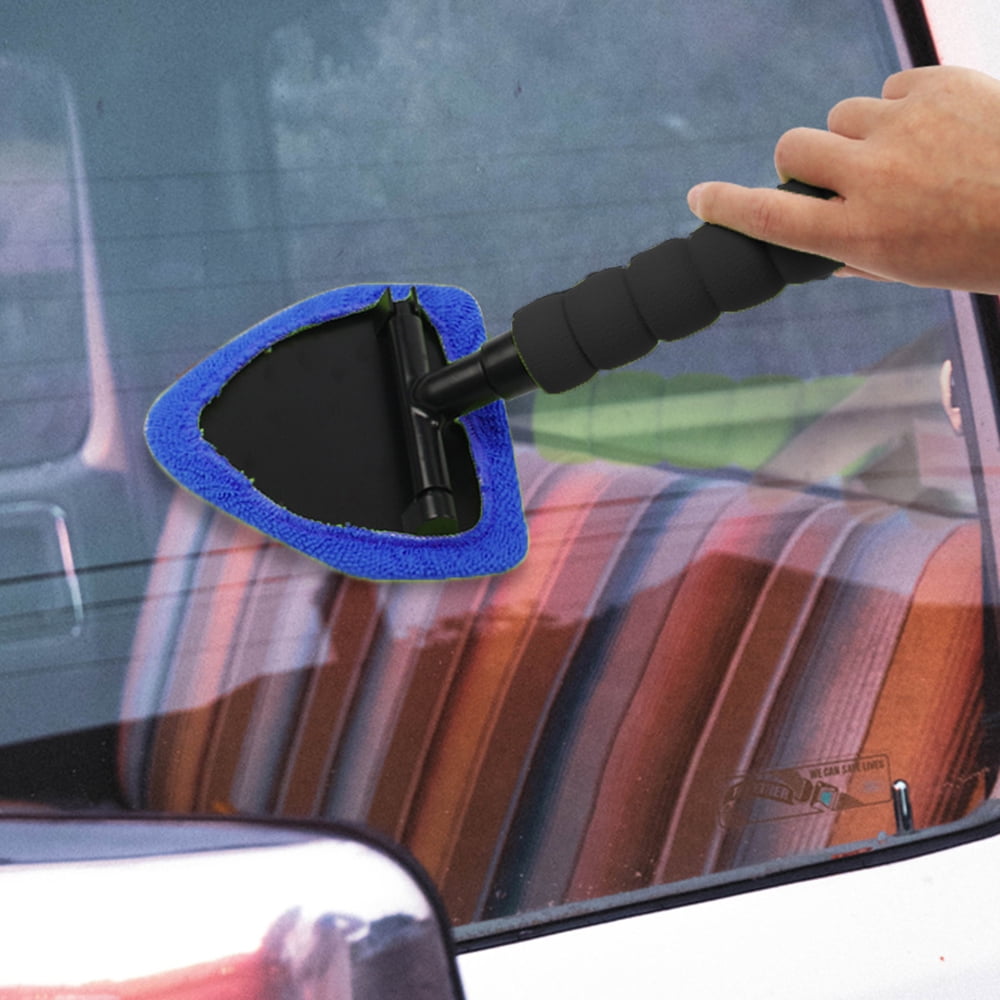 Car Windshield Cleaner with Extendable Handle, Blue