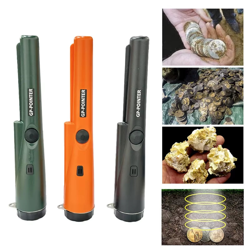 Handheld Metal Detector Metal Pinpointing Rod Detector Gp-Pointer Waterproof IP66 Metal Gold Detector Tester for Coin Gold