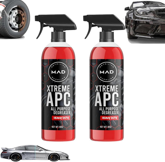 Xtreme Apc, Xtreme Apc All Purpose Degreaser, Xtreme All Purpose Cleaner, Mad Extreme Apc Cleaner, Mad Xtreme Apc, Multi-Purpose Xtreme Degreaser Dirt and Grease Remover (2 Pcs)