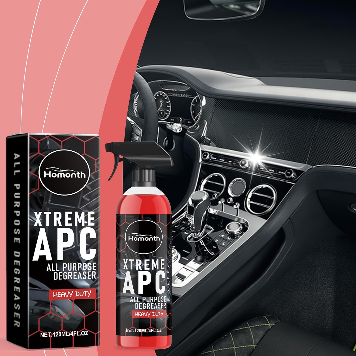 Xtreme Apc, Xtreme Apc All Purpose Degreaser, Xtreme All Purpose Cleaner, Mad Extreme Apc Cleaner, Mad Xtreme Apc, Multi-Purpose Xtreme Degreaser Dirt and Grease Remover (2 Pcs)