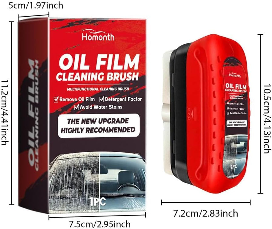 Car Oil Film Cleaning Glass,Oil Film Cleaning Brush for Car Windows,Car Windshield Cleaner,Automotive Glass Cleaning Board,Car Oil Film Cleaning Brush,Glass Oil Film Remover
