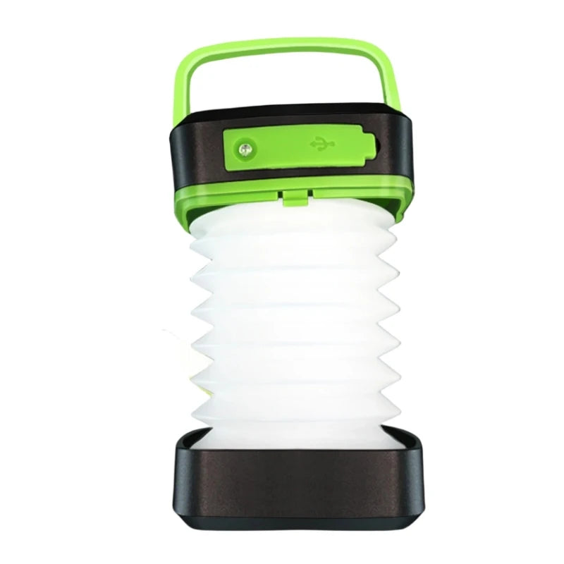 Camping Light Solar Rechargable Foldable Portable Lantern Power Bank Waterproof 3 Modes Flashlight Solar Lamp Camp Outdoor