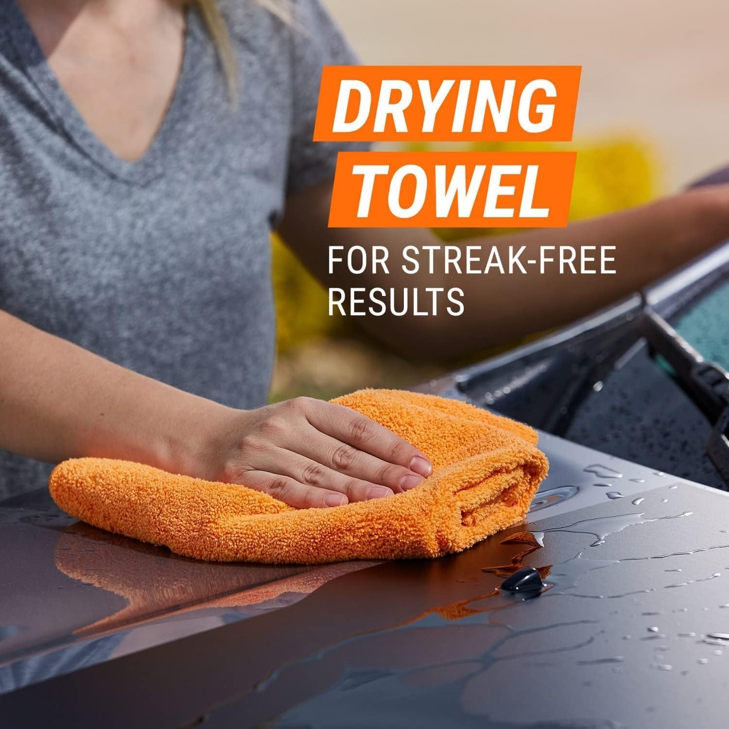 Car Wash Kit, Includes Car Wash Soap, Wash Mitt & Microfiber Towel (3 Piece Kit)