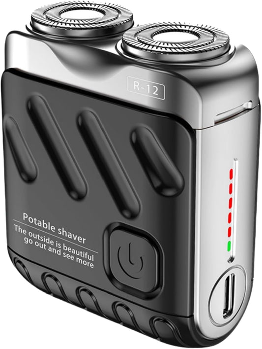 【2025 Best Gifts for】Men's Favorite Mini Electrict Shaver,Luggage Electric Shaver, 2025 New Beard Shaver Mini and Portable Suitcase Design