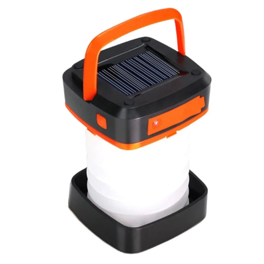 Camping Light Solar Rechargable Foldable Portable Lantern Power Bank Waterproof 3 Modes Flashlight Solar Lamp Camp Outdoor