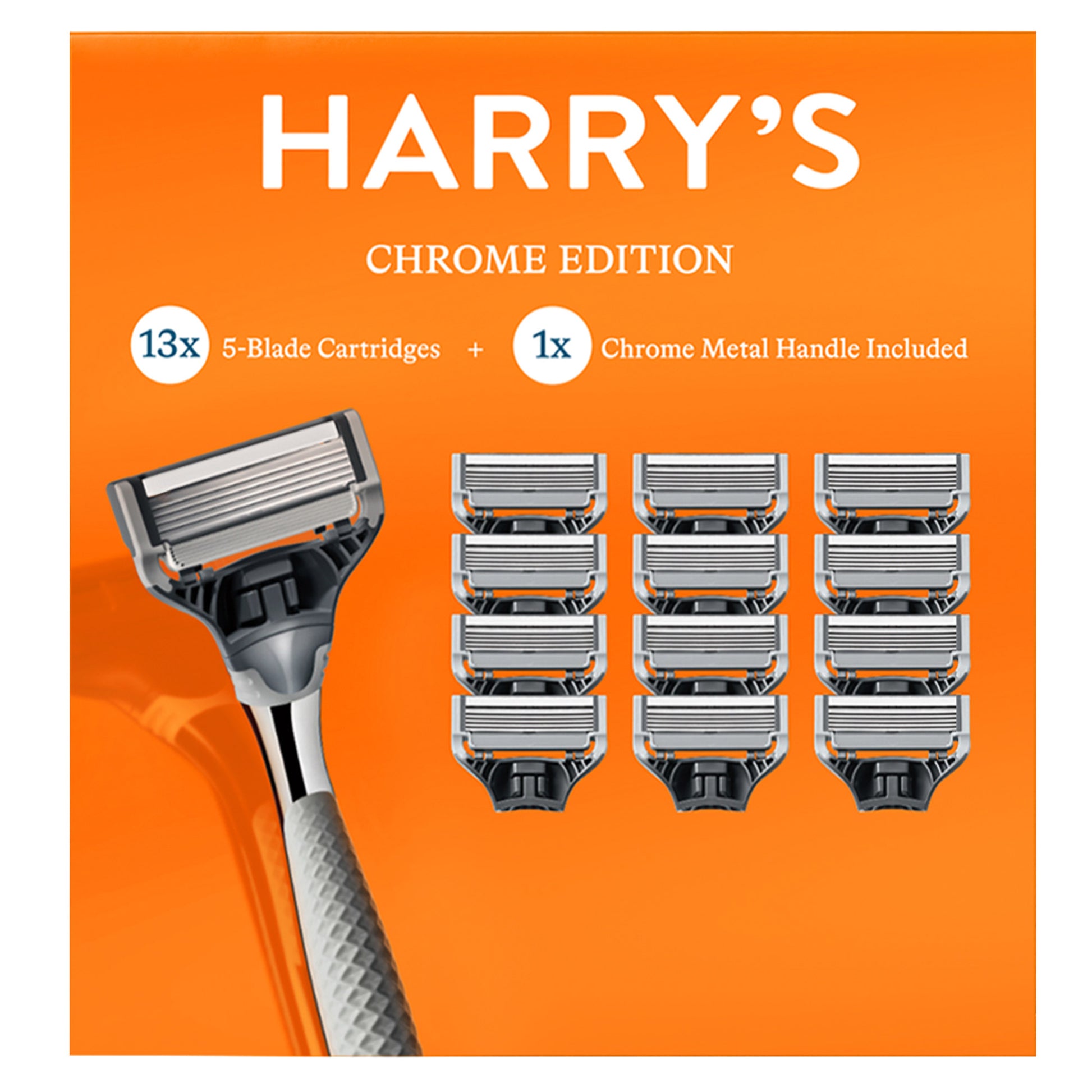 Chrome Edition Razor Set 13 Cartridges + 1 Handle