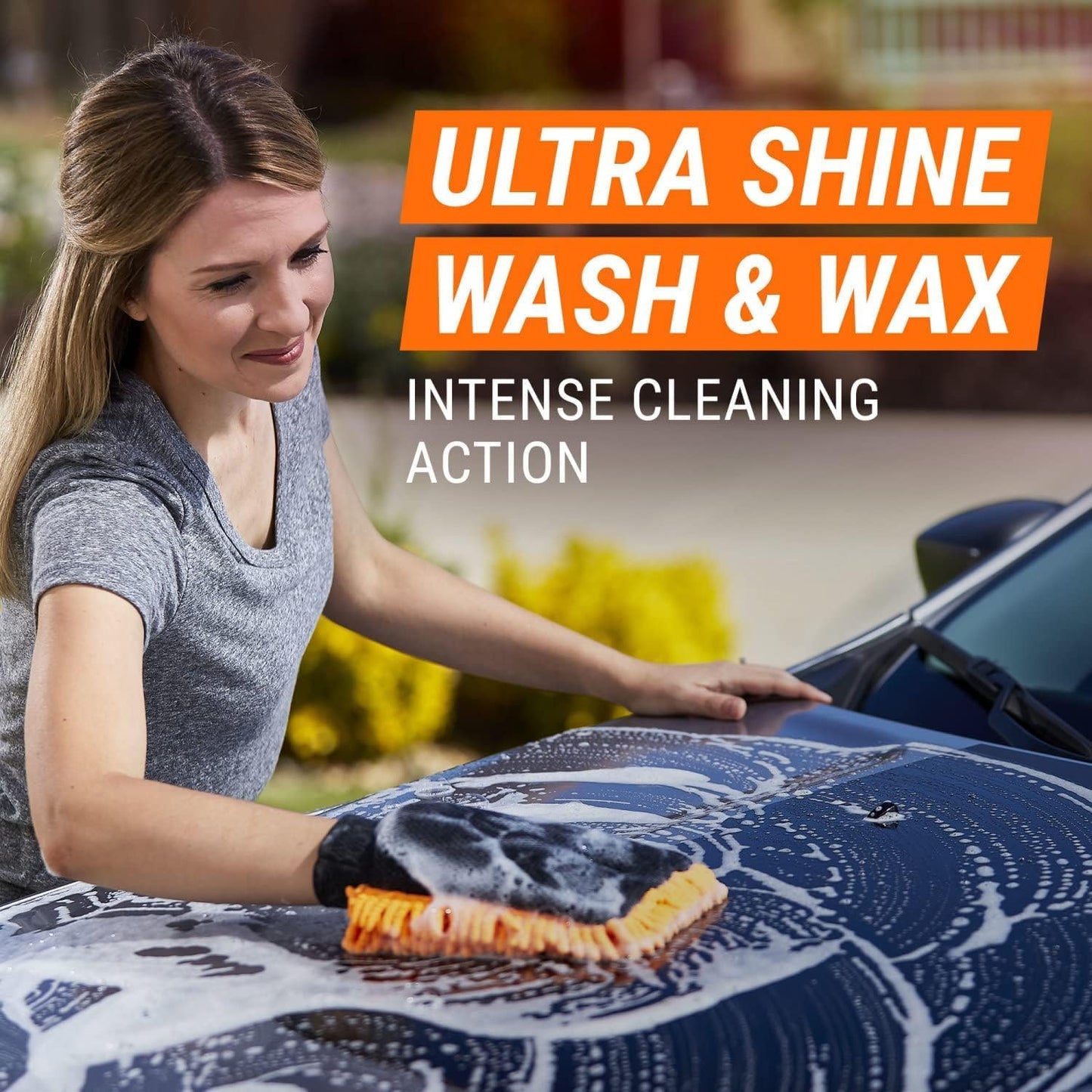 Car Wash Kit, Includes Car Wash Soap, Wash Mitt & Microfiber Towel (3 Piece Kit)